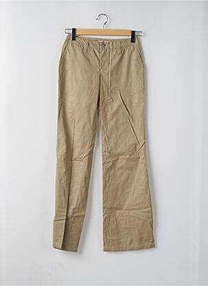 Pantalon flare taille basse taille basse vert TEDDY SMITH femme