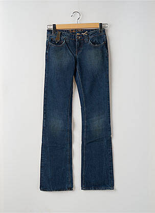 Jeans bootcut stretch taille basse bleu TEDDY SMITH femme