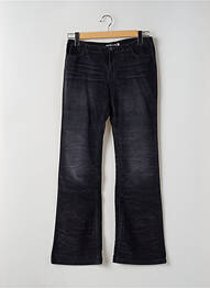 Pantalon flare stretch taille basse gris TEDDY SMITH femme