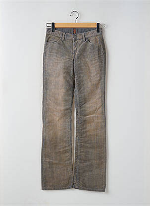 Pantalon droit stretch taille basse bleu TEDDY SMITH femme