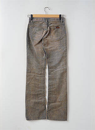 Pantalon droit stretch taille basse bleu TEDDY SMITH femme