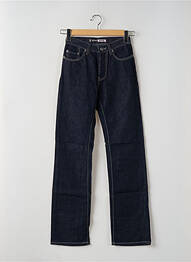 Jeans coupe droite taille haute taille haute bleu TEDDY SMITH femme