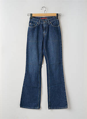 Jeans bootcut taille haute taille haute bleu TEDDY SMITH femme
