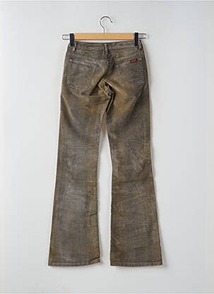 Pantalon flare stretch taille basse gris TEDDY SMITH femme