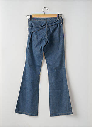 Jean coupe flare stretch taille haute bleu TEDDY SMITH femme