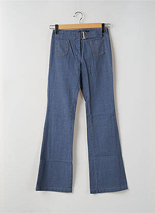 Jeans bootcut taille haute taille haute bleu TEDDY SMITH femme