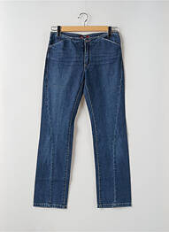 Jeans coupe droite stretch taille normale bleu TEDDY SMITH femme