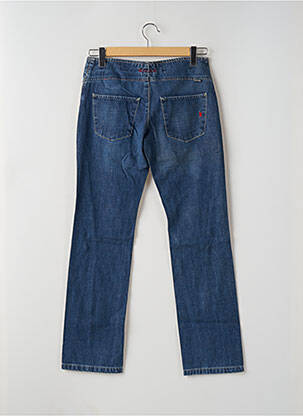 Jeans coupe droite stretch taille normale bleu TEDDY SMITH femme