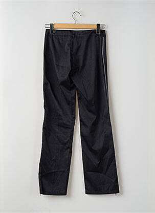 Pantalon droit fermeture zippée sous rabat boutonné taille basse noir TEDDY SMITH femme