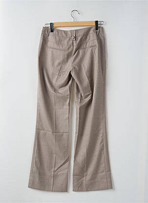 Pantalon droit fermeture zippée sous rabat avec crochet taille basse gris VERO MODA femme