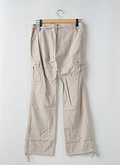 Pantalon cargo beige TEDDY SMITH pour femme seconde vue