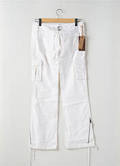 Pantalon cargo blanc TEDDY SMITH pour femme seconde vue