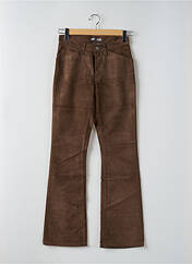 Pantalon flare marron TEDDY SMITH pour femme seconde vue