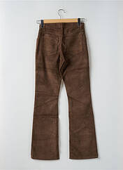 Pantalon flare marron TEDDY SMITH pour femme seconde vue