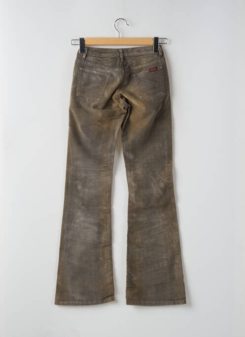 Pantalon flare stretch taille basse gris TEDDY SMITH femme