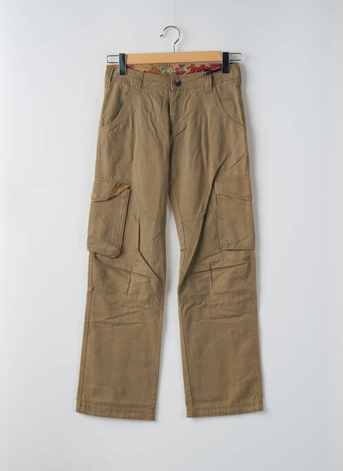 Pantalon cargo coupe droite taille normale vert TEDDY SMITH homme