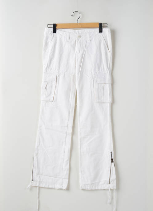 Pantalon cargo blanc TEDDY SMITH pour femme