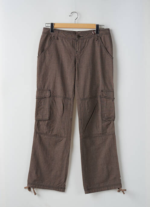 Pantalon cargo marron TEDDY SMITH pour femme