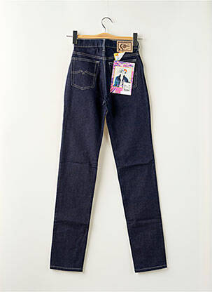 Jeans coupe slim tissage brut taille haute bleu CIMARRON femme