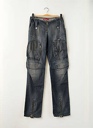 Pantalon cargo slim taille normale bleu MISS SIXTY femme