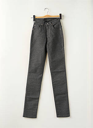 Pantalon slim taille haute taille haute gris CIMARRON femme