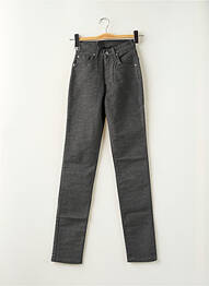 Pantalon slim poches taille haute gris CIMARRON femme