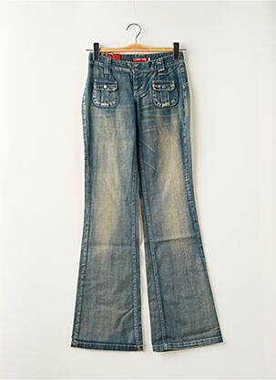 Jeans bootcut stretch taille basse bleu TEDDY SMITH femme