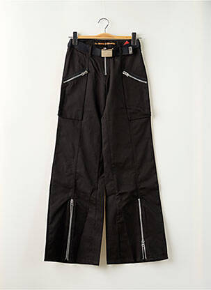 Pantalon flare taille haute taille haute noir LA BRIGADA INTERNACIONAL femme