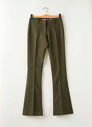 Pantalon flare taille normale taille normale vert MISS SIXTY femme