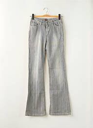 Jeans bootcut stretch taille basse bleu TEDDY SMITH femme