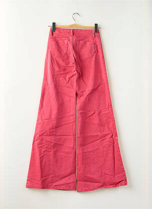 Pantalon flare stretch taille basse rose LA BRIGADA INTERNACIONAL femme