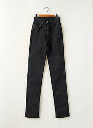 Pantalon slim stretch taille haute noir TEDDY SMITH femme