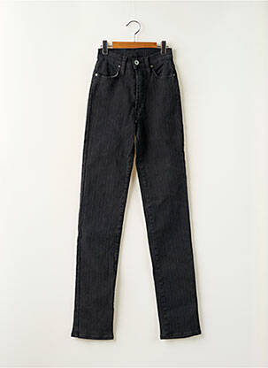 Pantalon slim stretch taille haute noir TEDDY SMITH femme