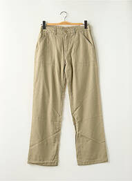 Pantalon droit coupe droite taille ajustable vert TEDDY SMITH garcon