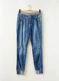Jeans coupe slim stretch taille normale bleu TEDDY SMITH femme