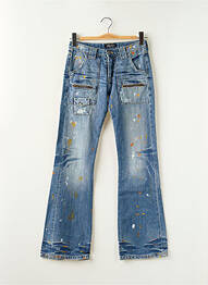 Jeans bootcut stretch taille basse bleu RWD femme
