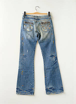 Jeans bootcut stretch taille basse bleu RWD femme