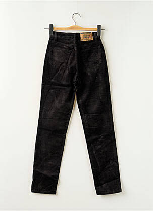 Pantalon slim taille haute noir TEDDY SMITH fille