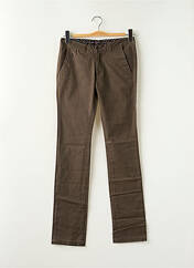 Pantalon chino marron LADY SOUL pour femme seconde vue