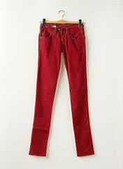 Pantalon slim rouge CIMARRON pour femme seconde vue