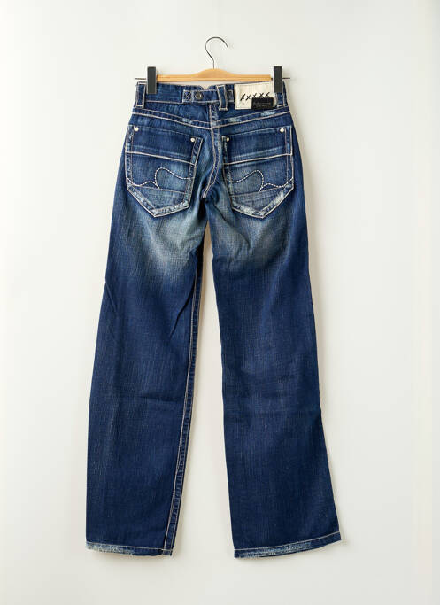 Jeans coupe droite bleu SCHOOL RAG pour femme