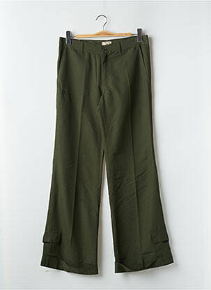 Pantalon flare taille normale taille normale vert BE YOU K femme
