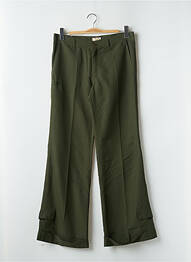 Pantalon flare taille normale taille normale vert BE YOU K femme