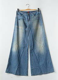 Jeans coupe large stretch taille normale bleu BE YOU K femme