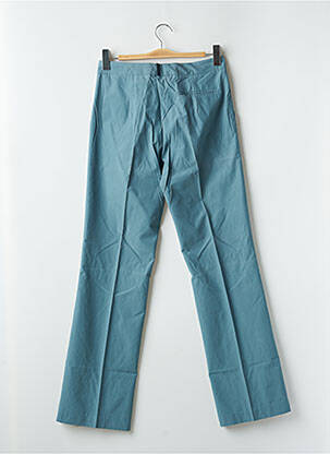 Pantalon chino tissage popeline taille haute bleu BE YOU K femme