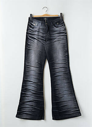 Pantalon flare stretch taille basse gris BE YOU K femme