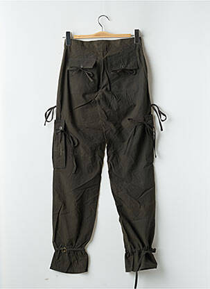 Pantalon cargo tissage popeline taille normale vert BE YOU K femme
