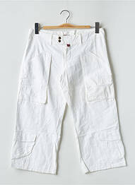 Pantacourt taille basse taille basse blanc BE YOU K femme