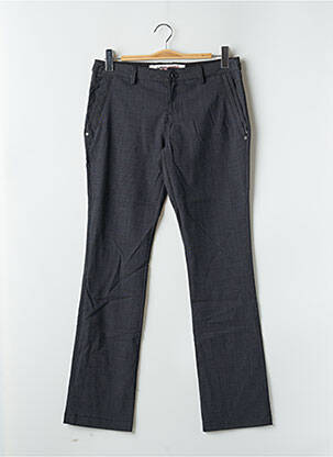 Pantalon 7/8 tissage popeline taille basse gris BLEND SHE femme