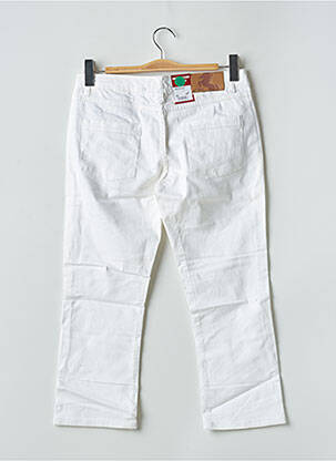 Jeans coupe slim stretch taille basse blanc BLEND SHE femme